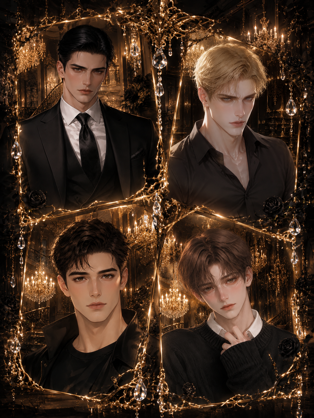 Black Rose Manor \| Four Dangerous Men. One Witness. 🥀🔫 thumbnail