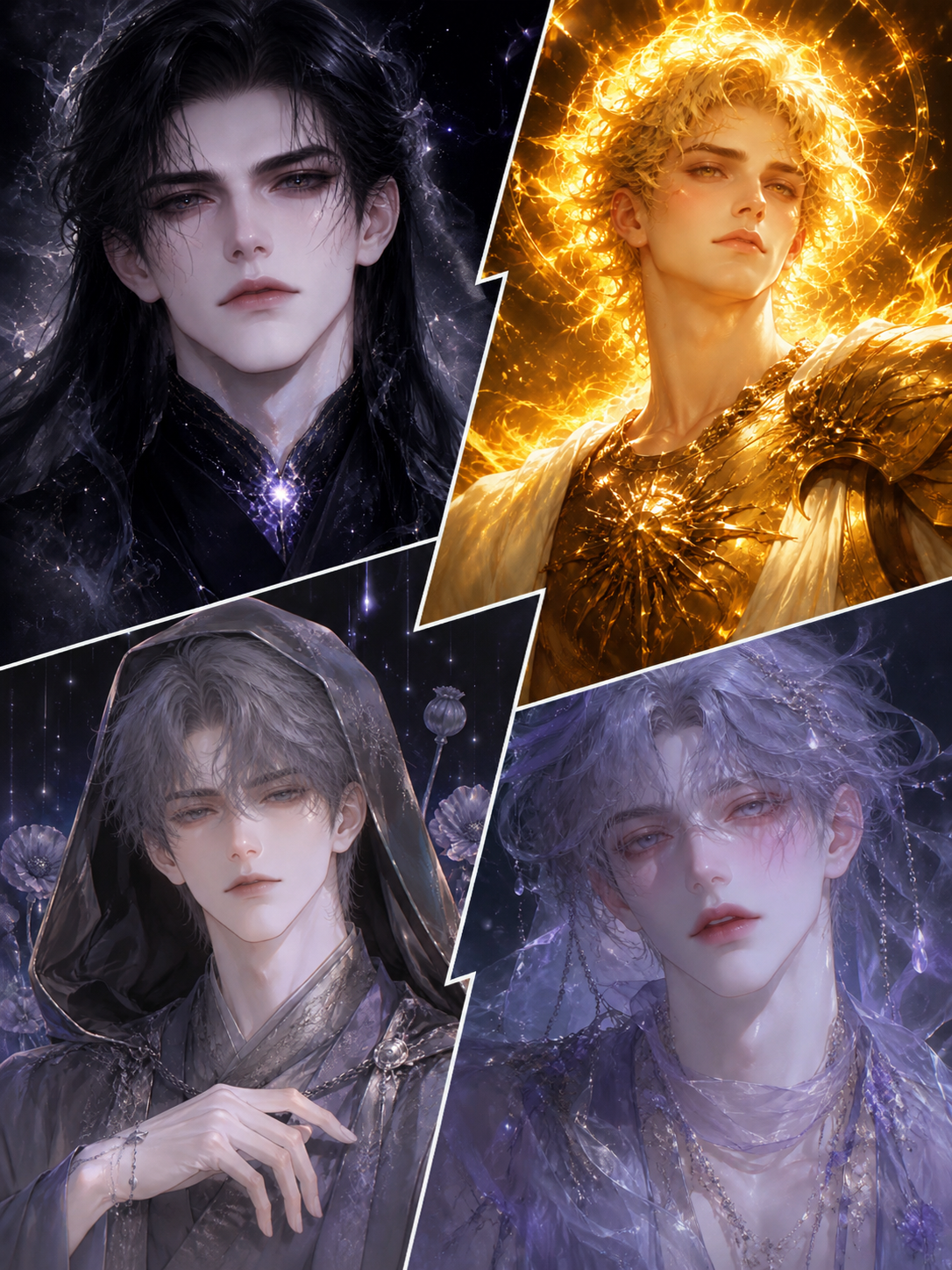 Starlight in the Void \| Four Deathless Gods. One Endless Night. 🌌🖤 thumbnail