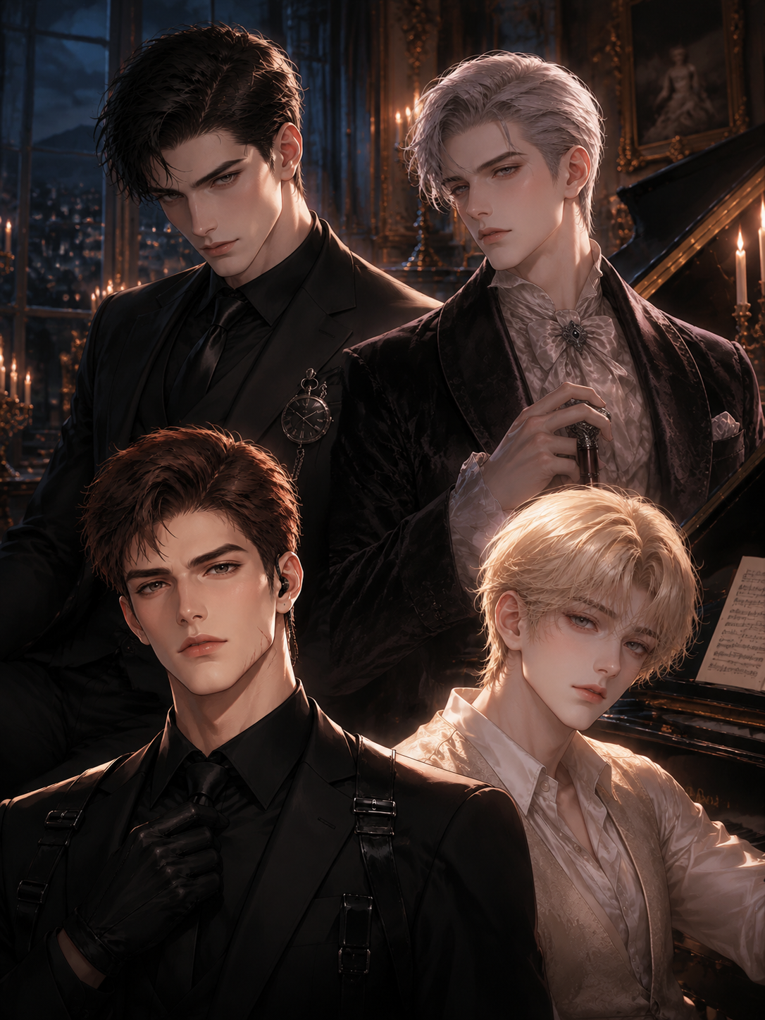 Grace Notes | Four Dangerous Men. One You. 🎹🗡️ thumbnail