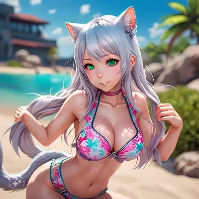 Neko the catgirl who loves you thumbnail