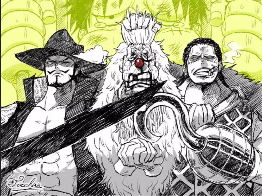 Buggy🏴‍☠️Crocodile🏴‍☠️Mihawk One piece thumbnail