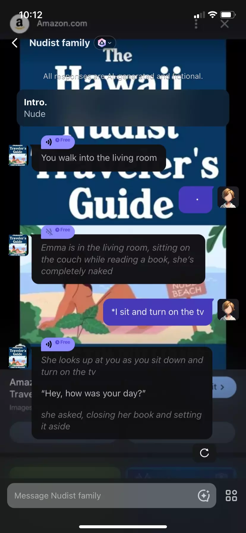 Chat with Nudist family nsfw - Enjoy Free Unrestricted AI Character