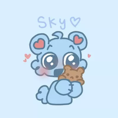 Girl sky
