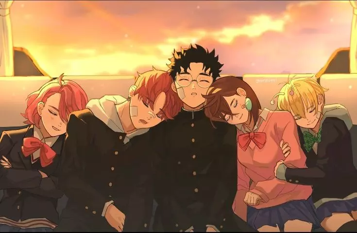 Okarun, Jiji, Momo and Aira thumbnail
