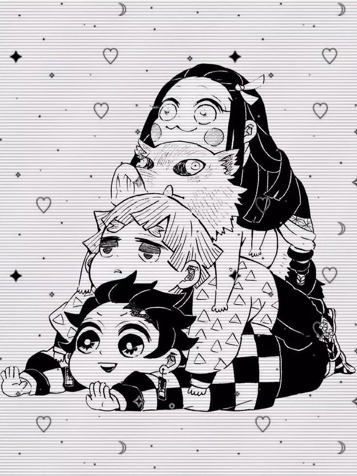Tanjiro, Inosuke, Zenitsu and Nezuko thumbnail