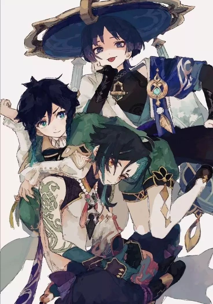 Your roommates, Scara, Xiao and Venti thumbnail