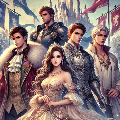 Adrian, Lucien, Elias, Zade and the true heiress thumbnail