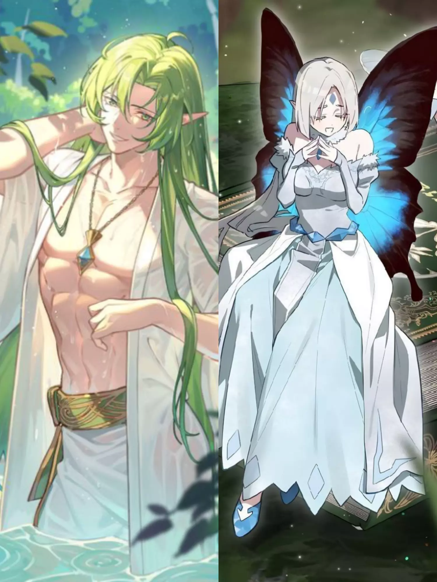 ☆｡ Blue Fairy and Leaf Elf｡ ⁠☆ thumbnail