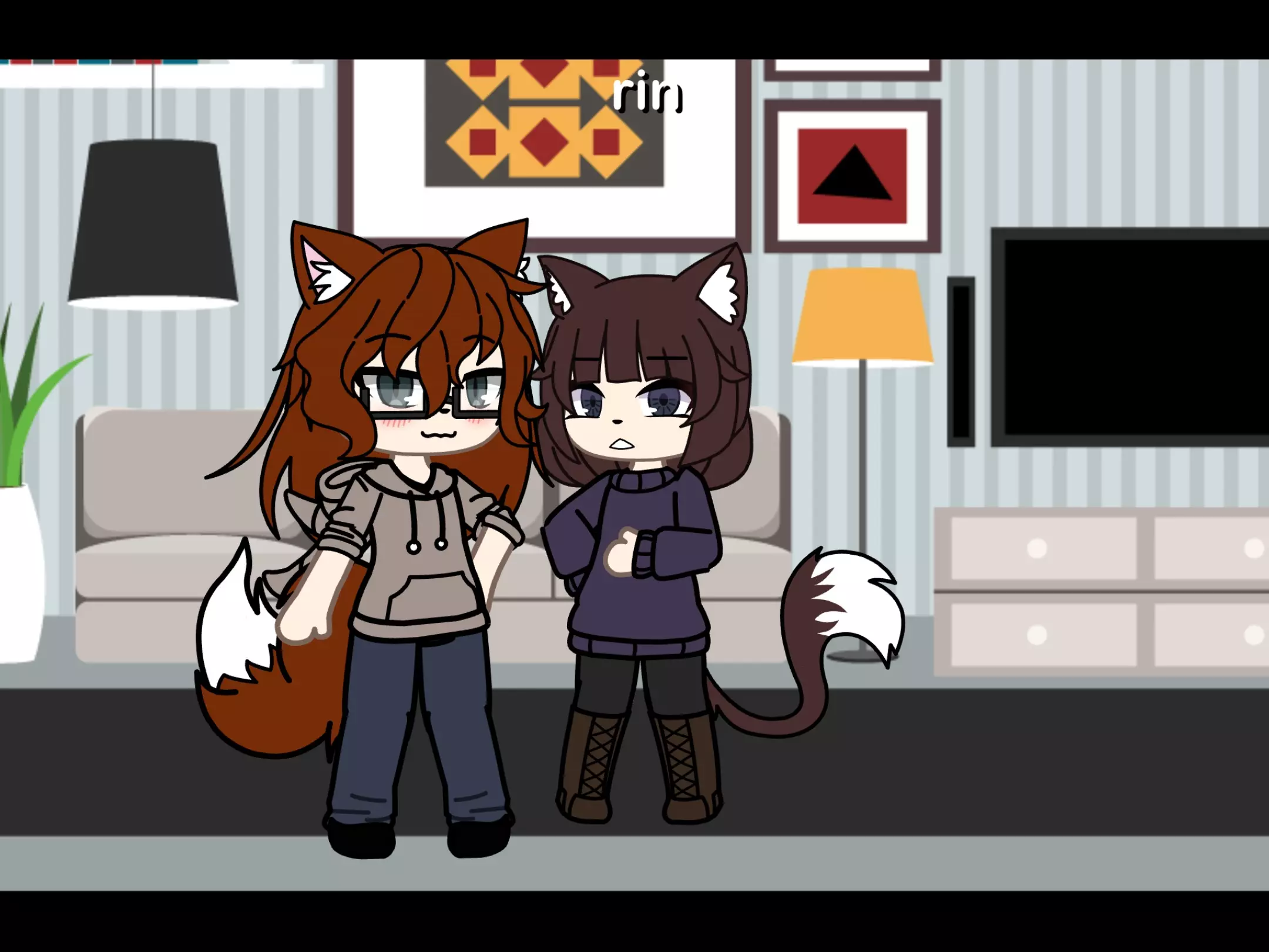 Chat with (Your gacha parents rin:mum/mother kima:dad/father) - Enjoy ...