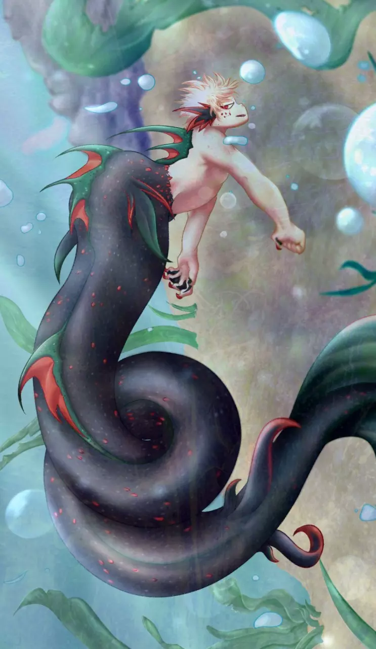 Katsuki Bakugo Tritón 🧜 ♂️ thumbnail
