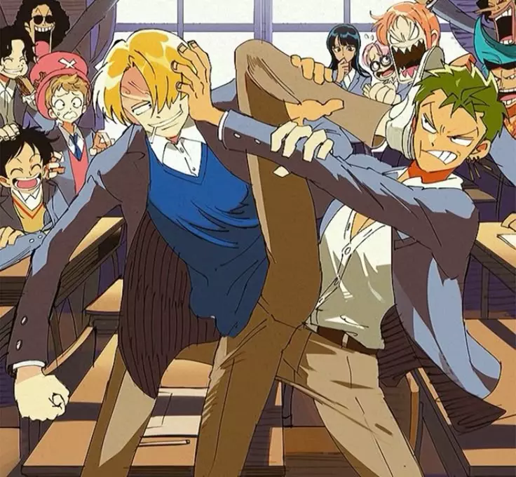 Zosan-yandere sanji au-school one piece au- thumbnail