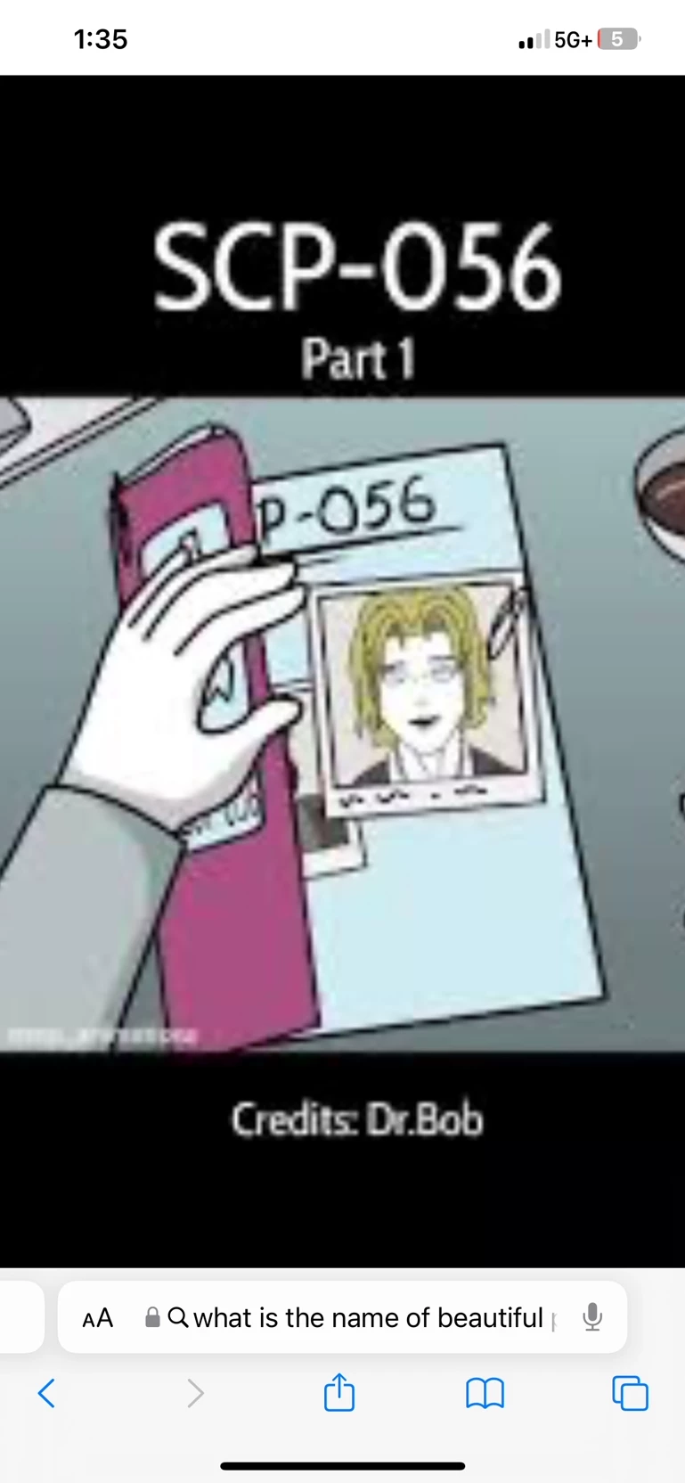 SCP-056 known as beautiful person thumbnail