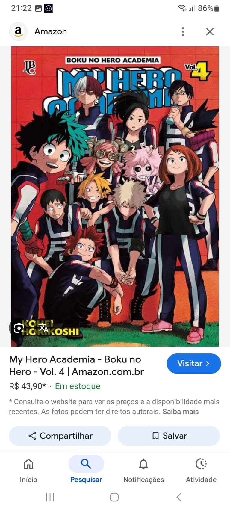 Boku no hero reacting thumbnail