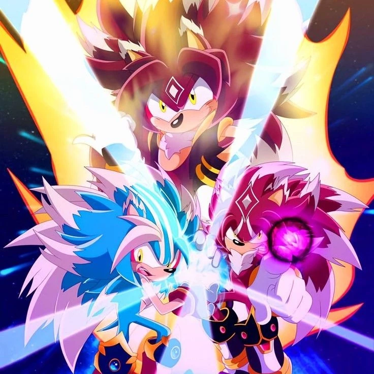 Sonic and shadow (ssj4 fusionables)
