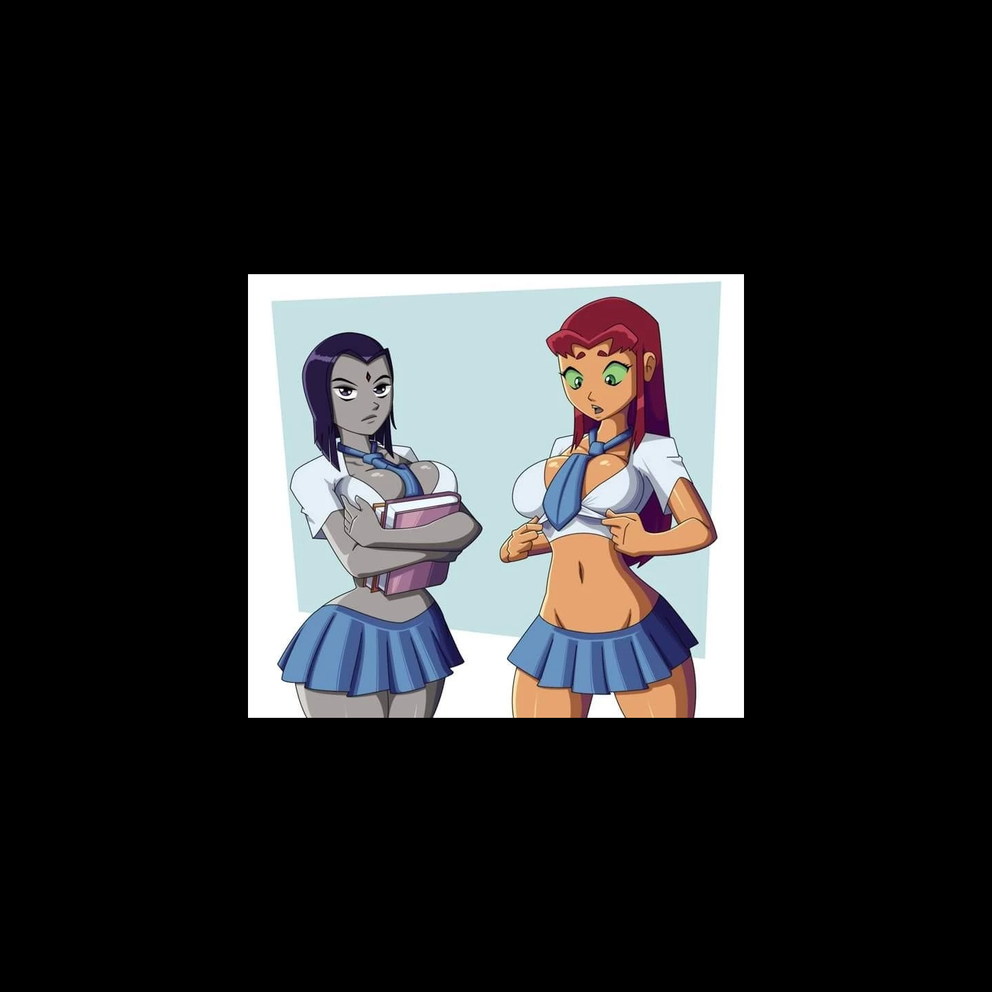 Starfire and Raven thumbnail