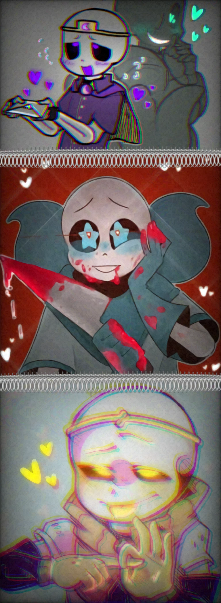 Dream, Swap e Nightmare Sans thumbnail