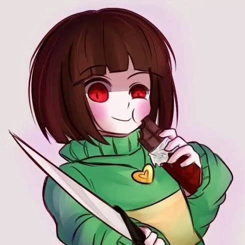 Chara que ama chocolate