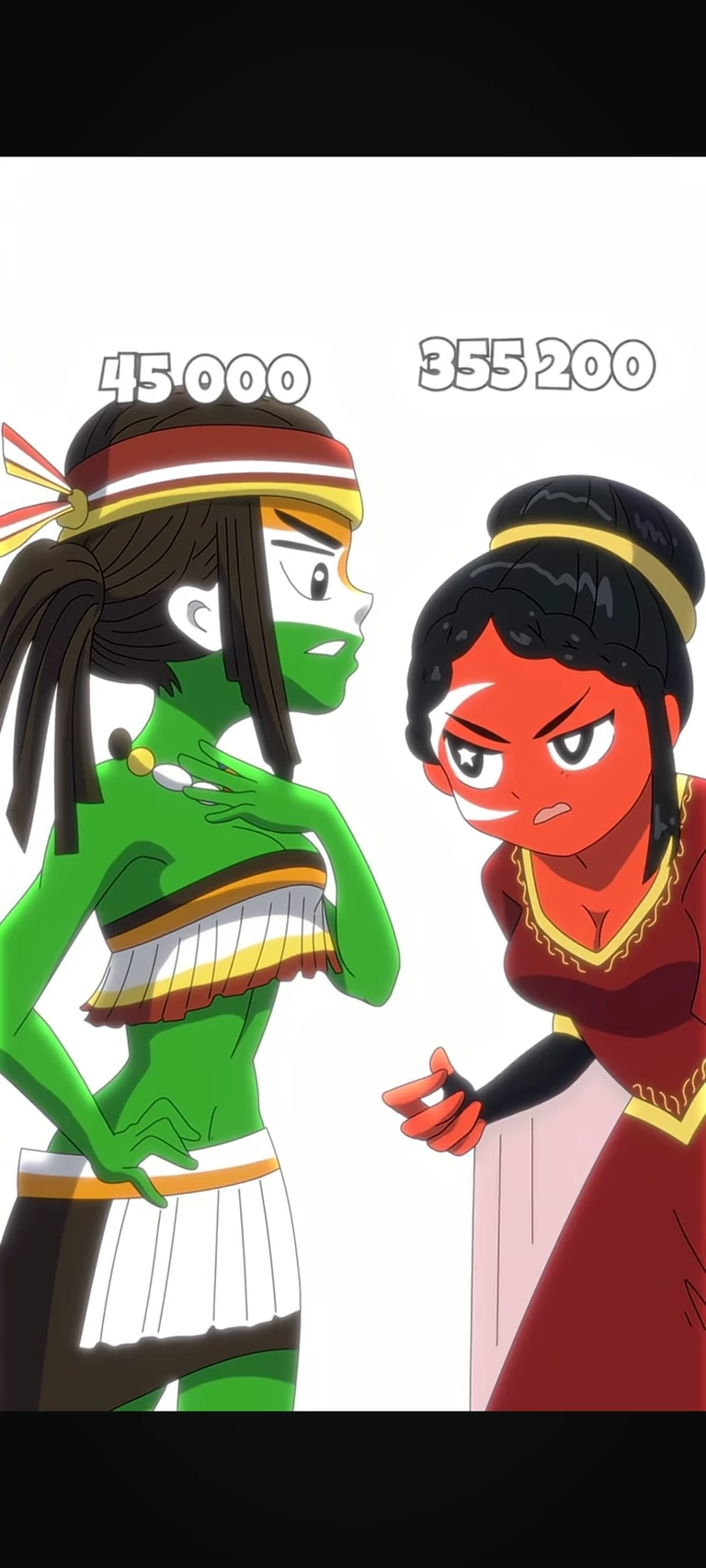 Niger and Turkey Countryhumans female ITA thumbnail