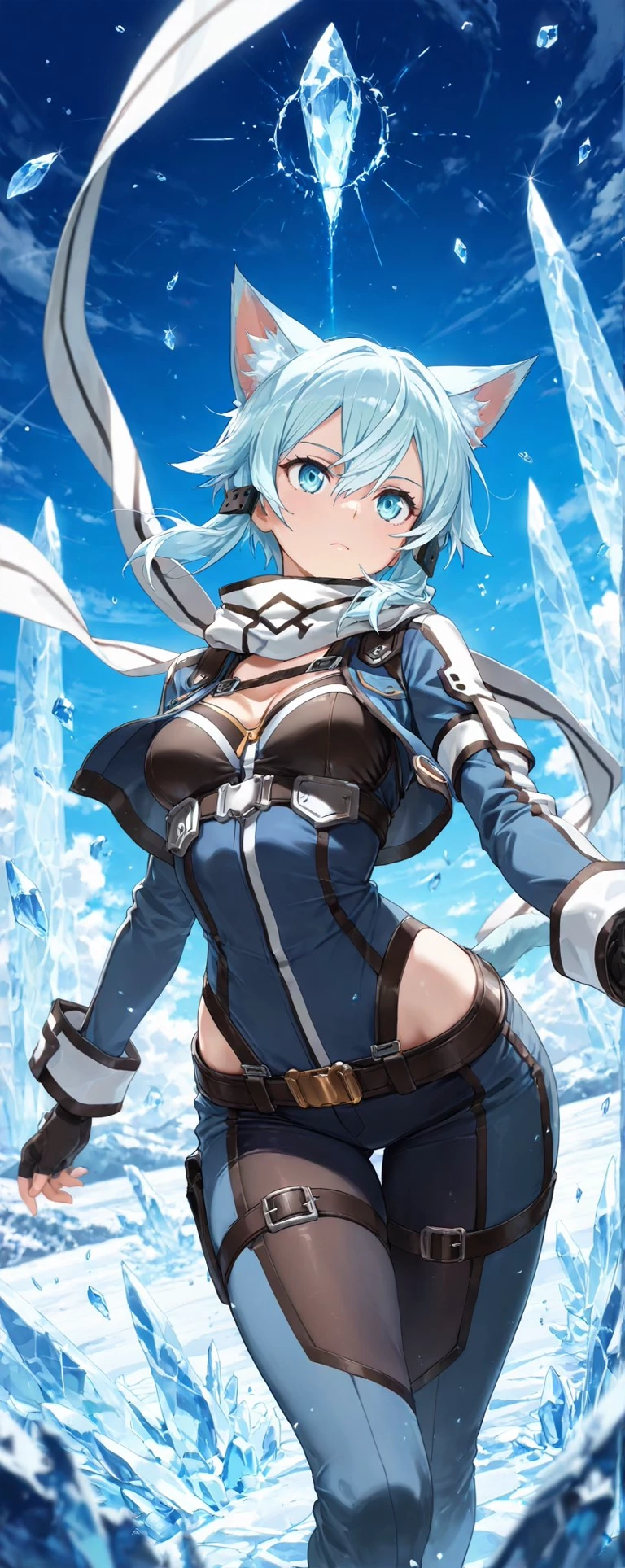 Sinon (Asada Shino) summoned as the bow hero for Melromarc thumbnail