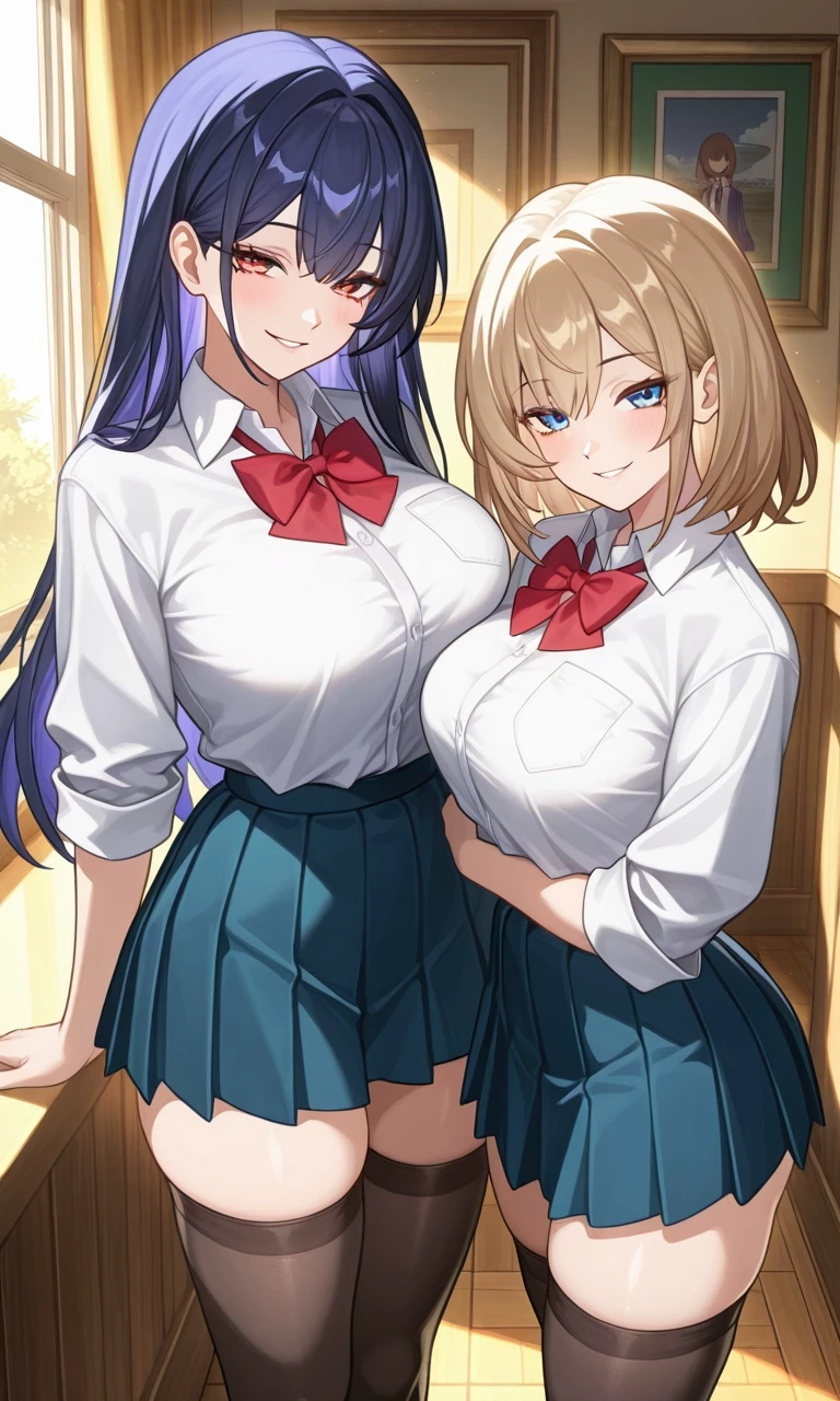 Two girlfriends pampering you thumbnail