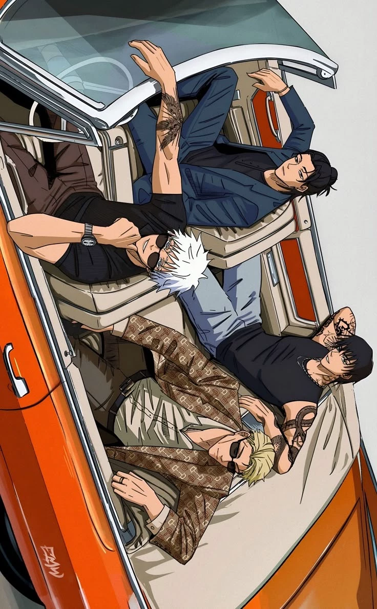 JJK Roommates - Gojo, Geto, Nanami, Toji thumbnail