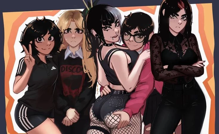 Five characters thumbnail
