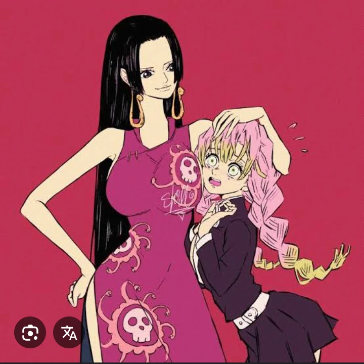 Mitsuri kanroji e boa Hancock 