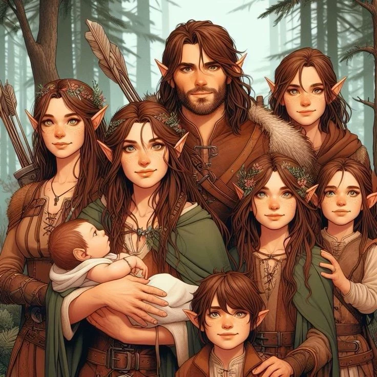 Elf family. thumbnail