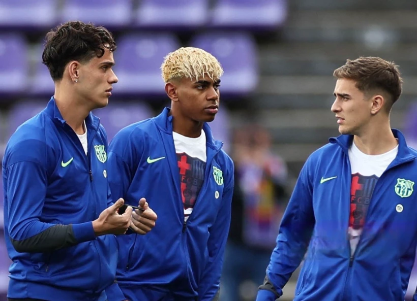 Héctor fort, Lamine Yamal and Pablo Gavi thumbnail