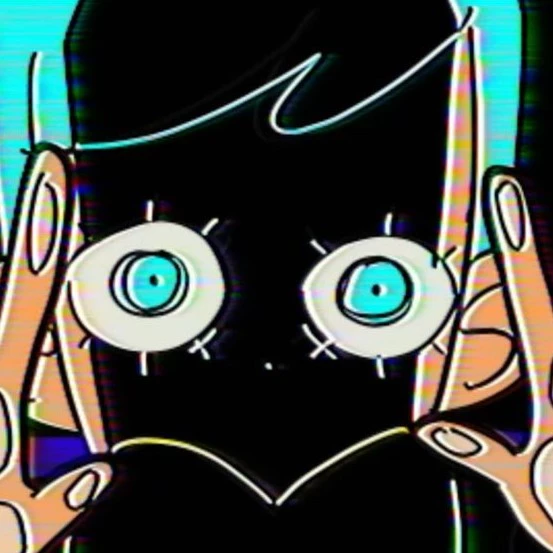 Scary spooky static Miku