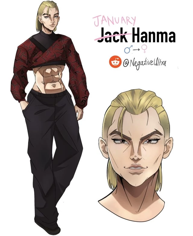 Jack hanma (version female) thumbnail