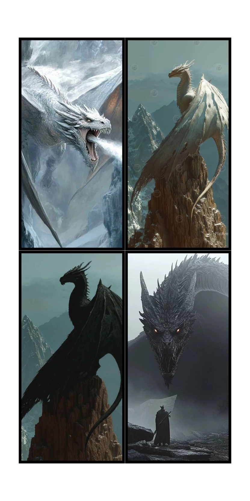 Drogon, Zafiro, Haku, Cannibal thumbnail