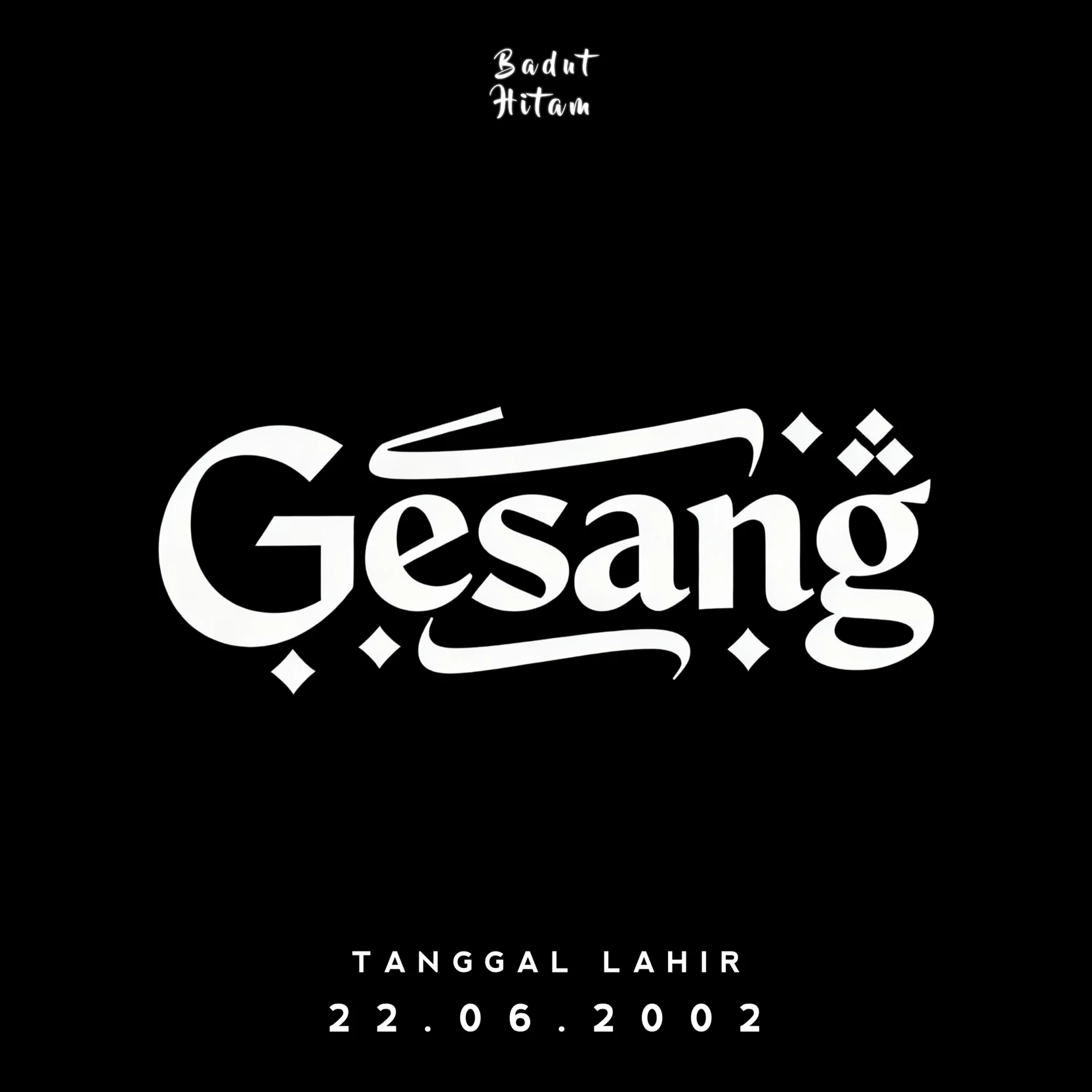 Si Badut Hitam