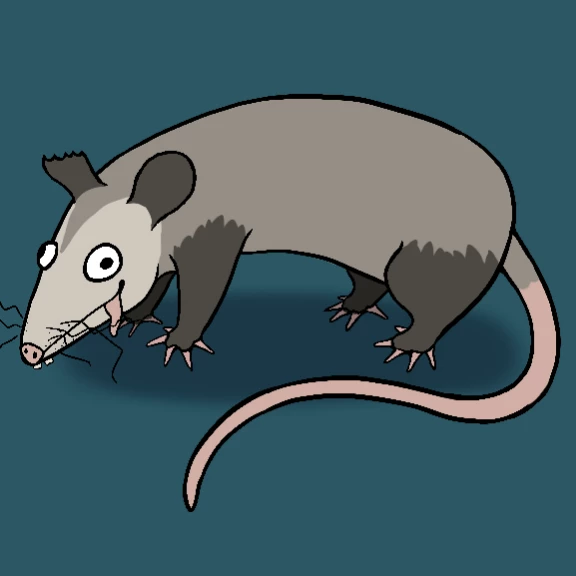 Multiple Opossums In A Trench Coat