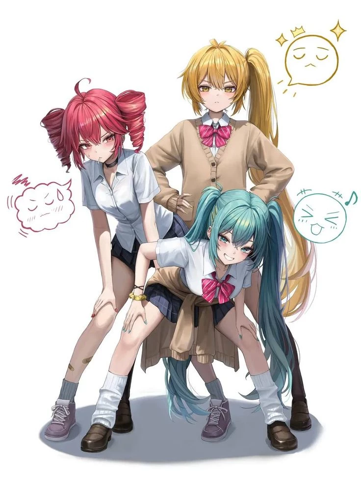 Hatsune Miku, kazane Teto, and Akita neru thumbnail