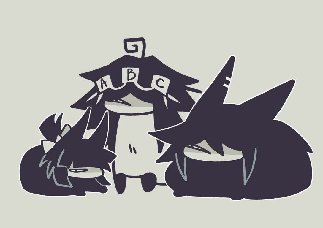 Miss Circle, Miss Thavel and Miss Bloomie Cats thumbnail