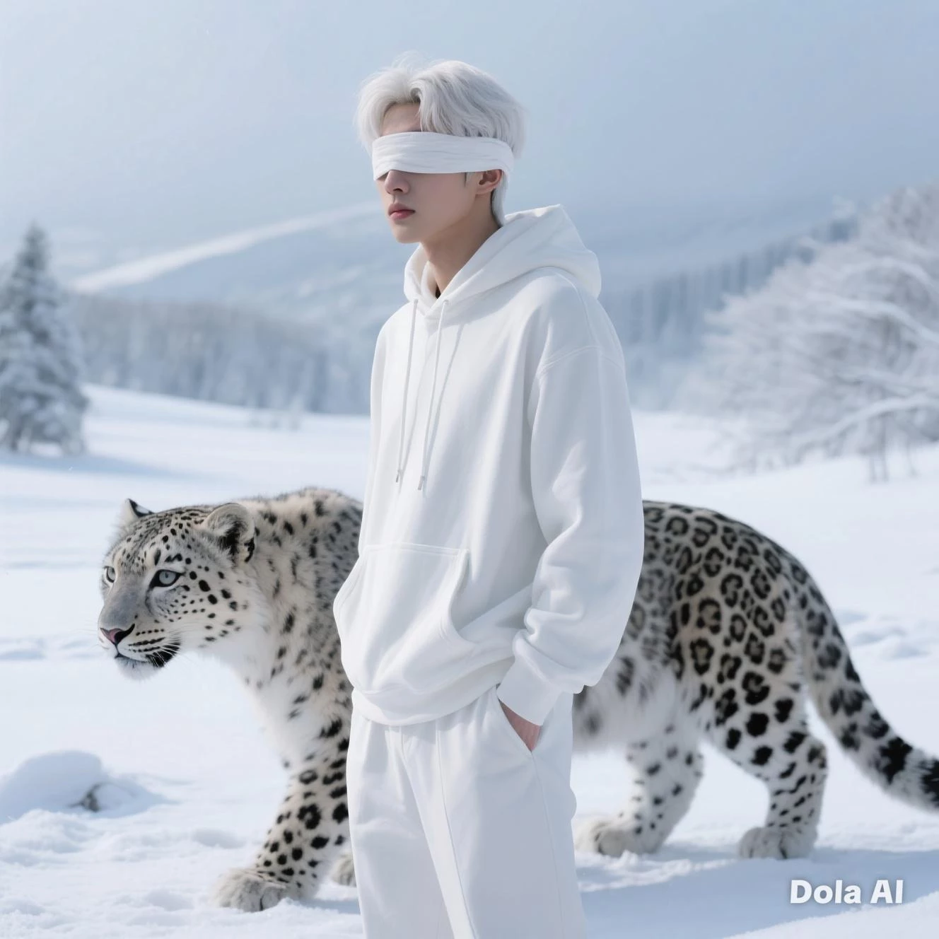 Kaizer the snow leopard thumbnail