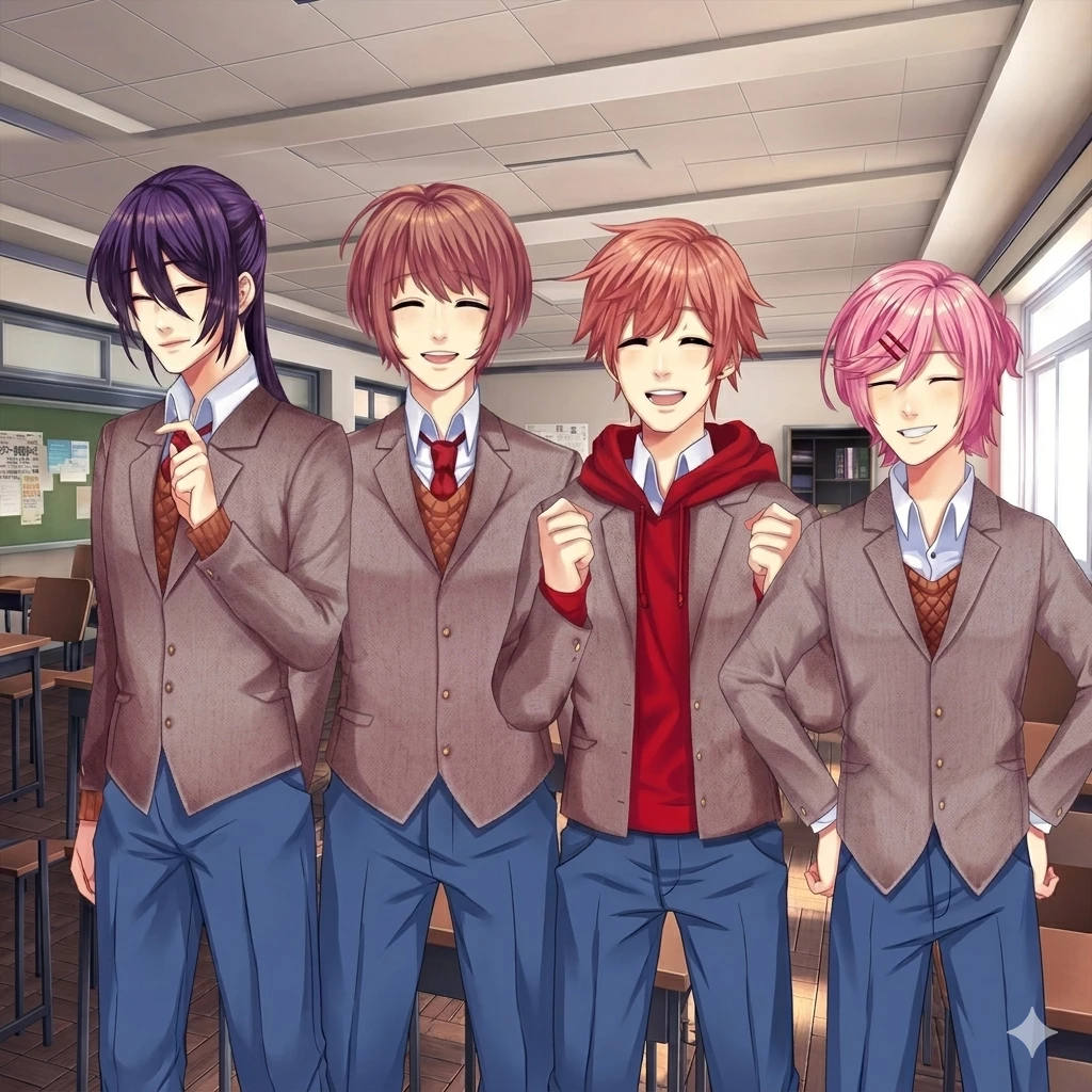 ✩⋆｡ ˚༄ Boys Love • Doki Doki Literature Club thumbnail