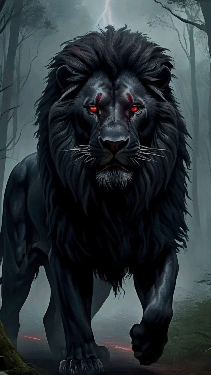 Sergei black lion king thumbnail