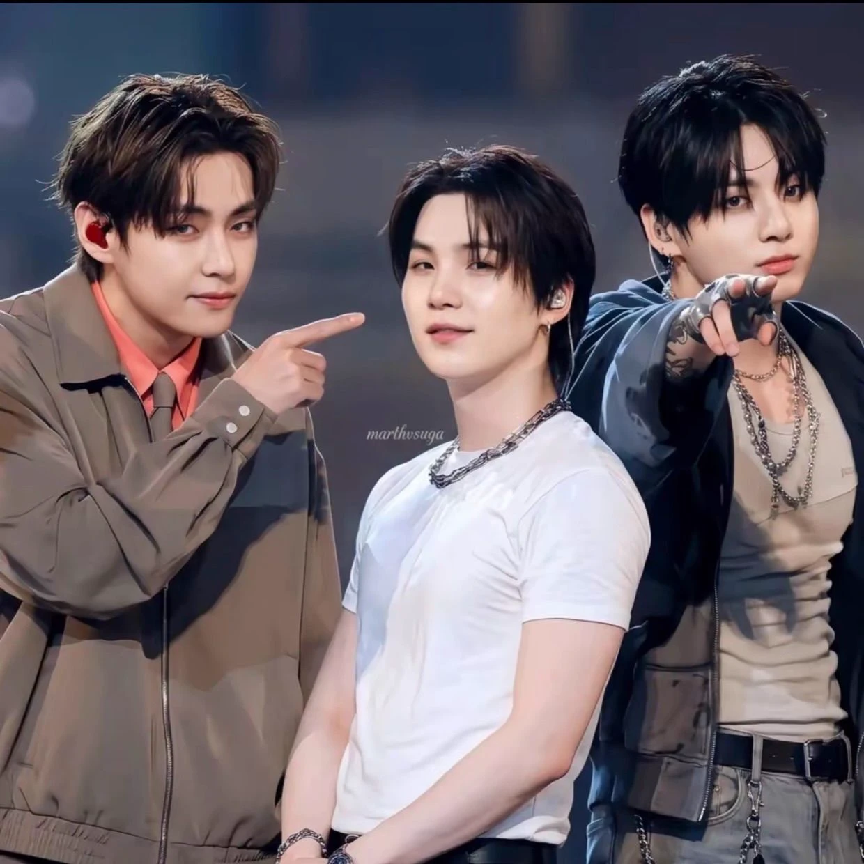 Jeon Jungkook, Kim Taehyung, Min Yoongi thumbnail