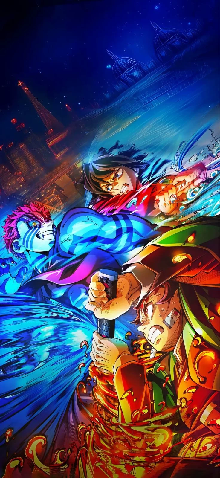 Battle against akaza thumbnail