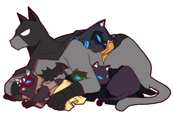 1. The Bat-Cats: A Fierce Cat Father and Four Siblings Showering Love (Romantic/Fan Service) thumbnail