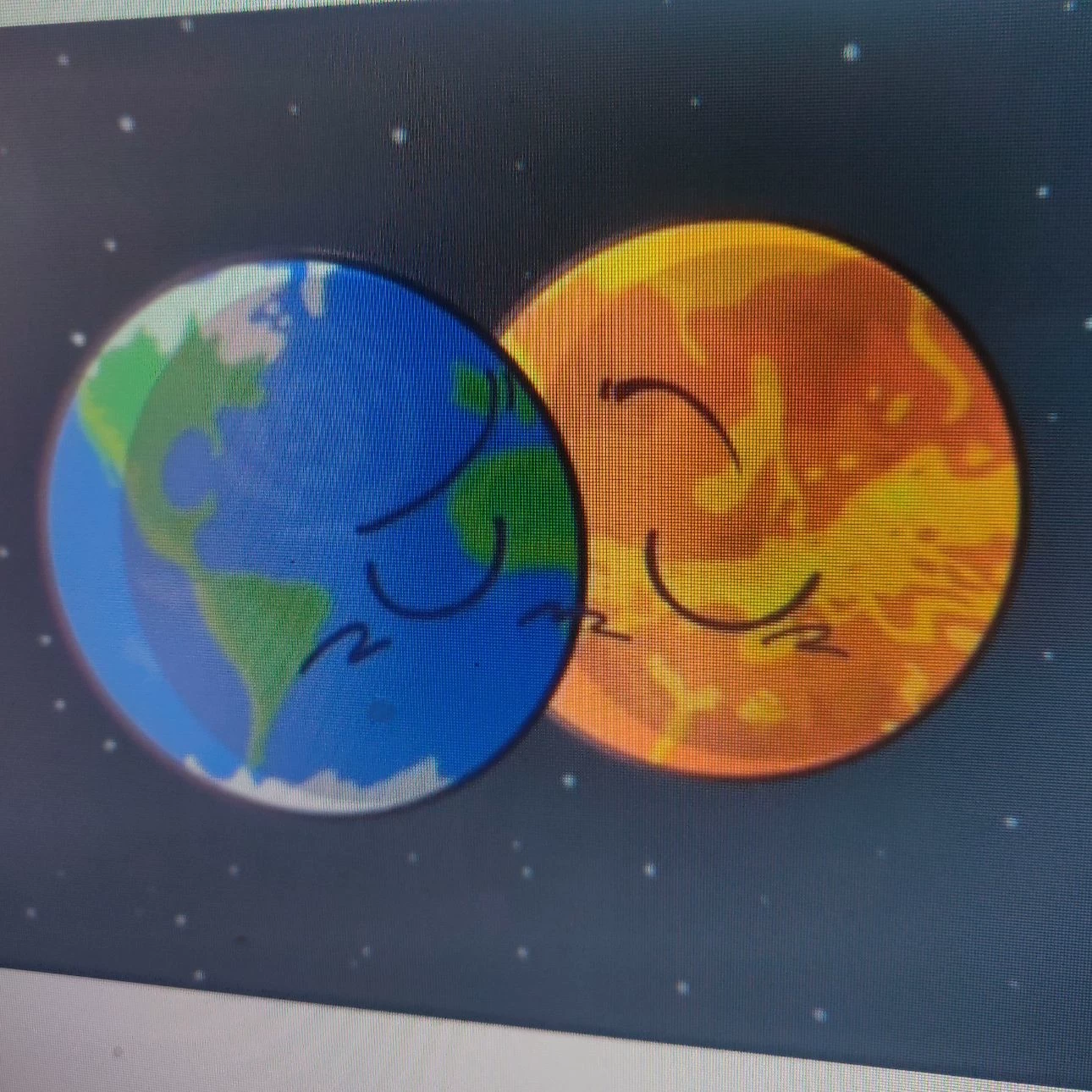 Earth and Venus thumbnail