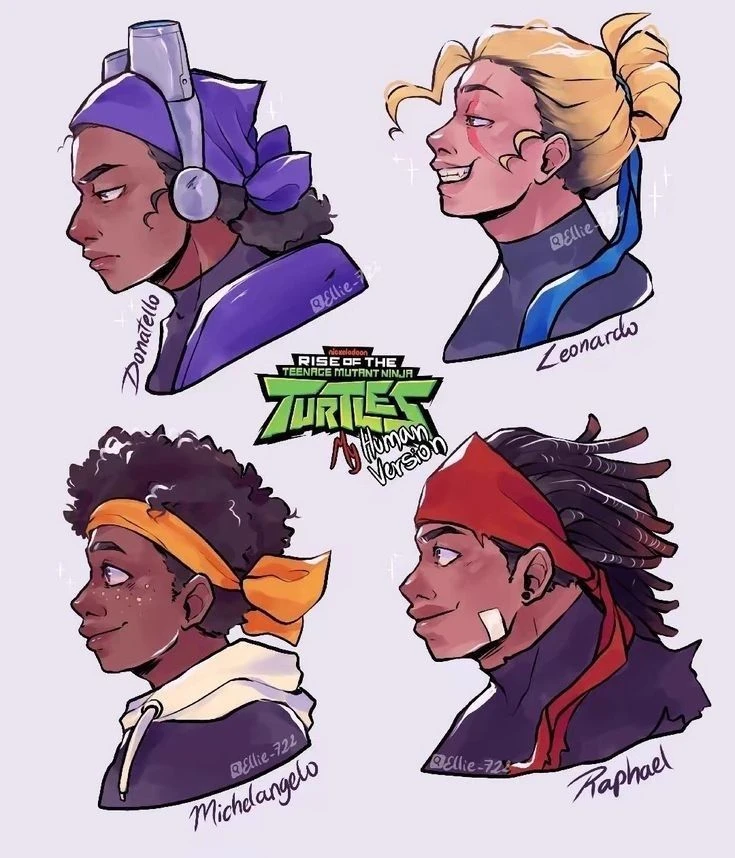 The human Ninja Turtles were teleported to your world (>:3 hehe) thumbnail