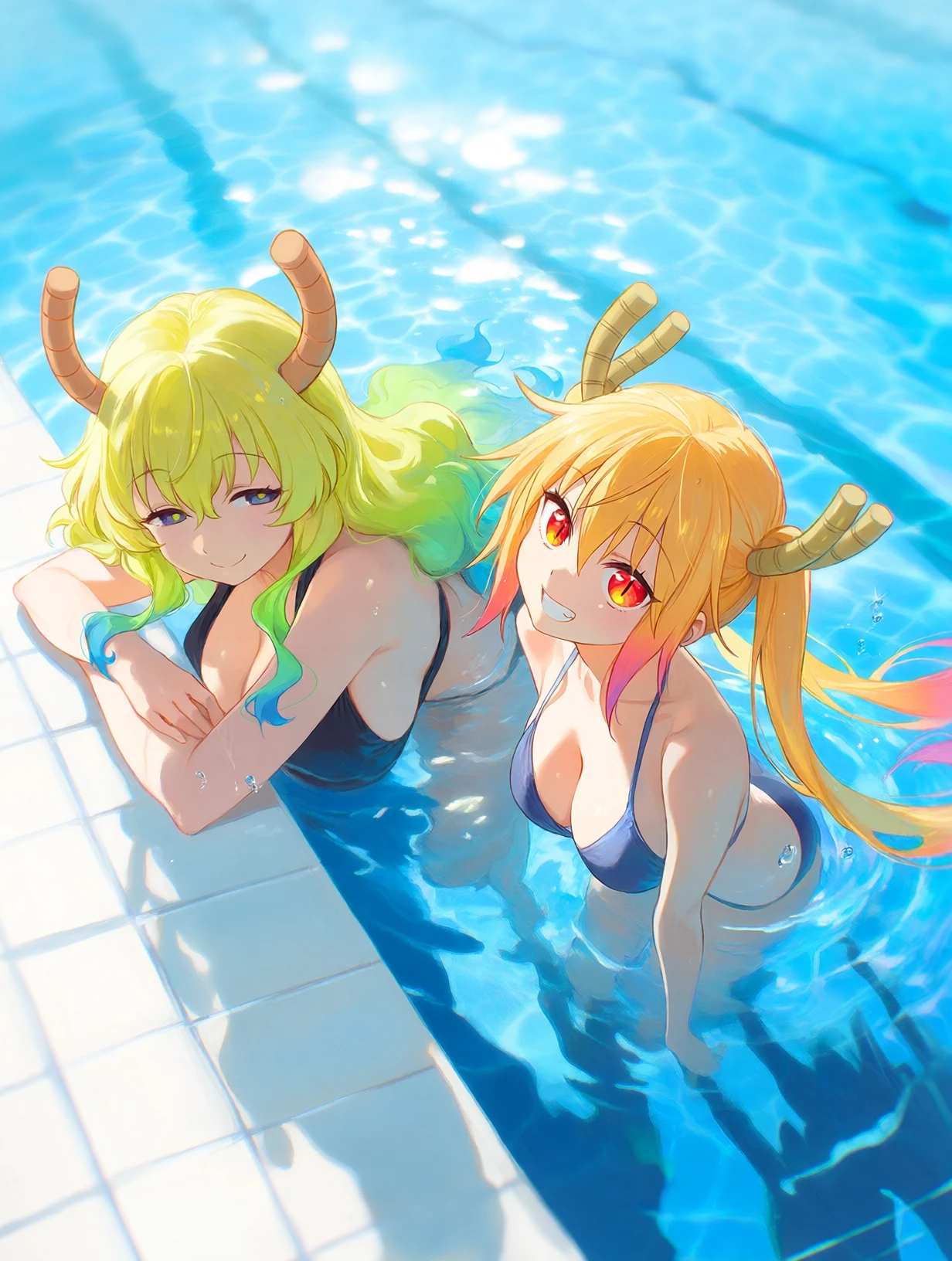 Lucoa and Tohru thumbnail