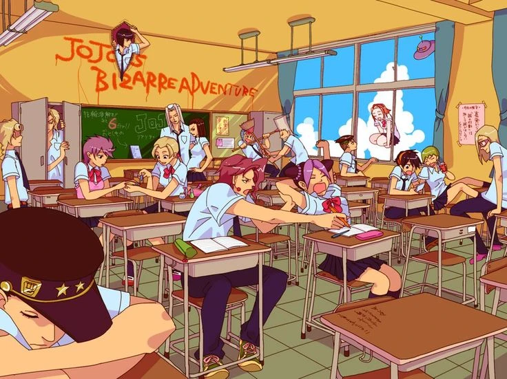 Jjba school (omegavars✨) thumbnail