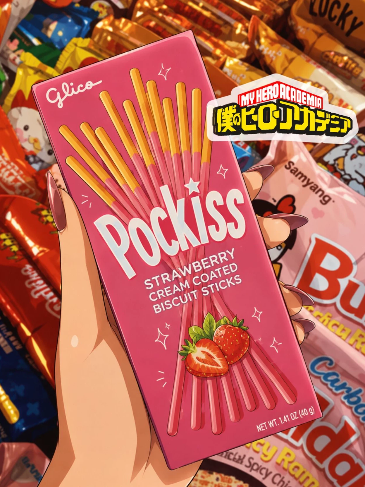 MHA Strawberry Pocky 1-A thumbnail