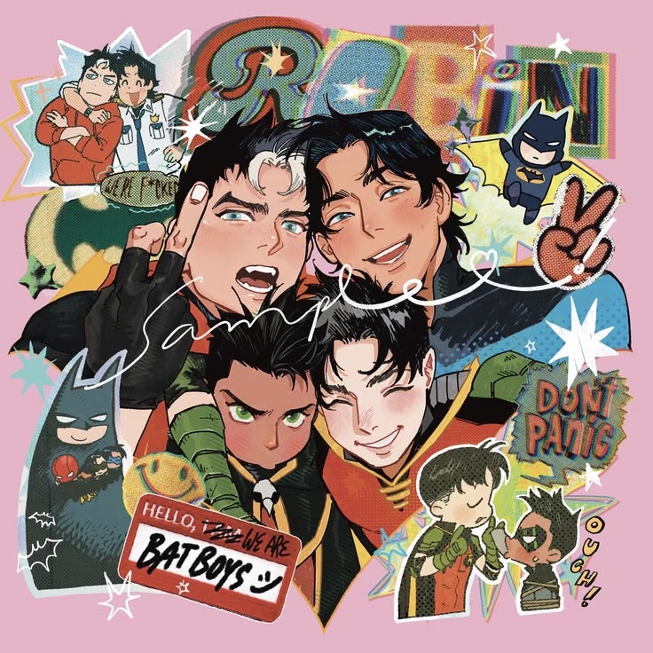 Batfam magical girl thumbnail