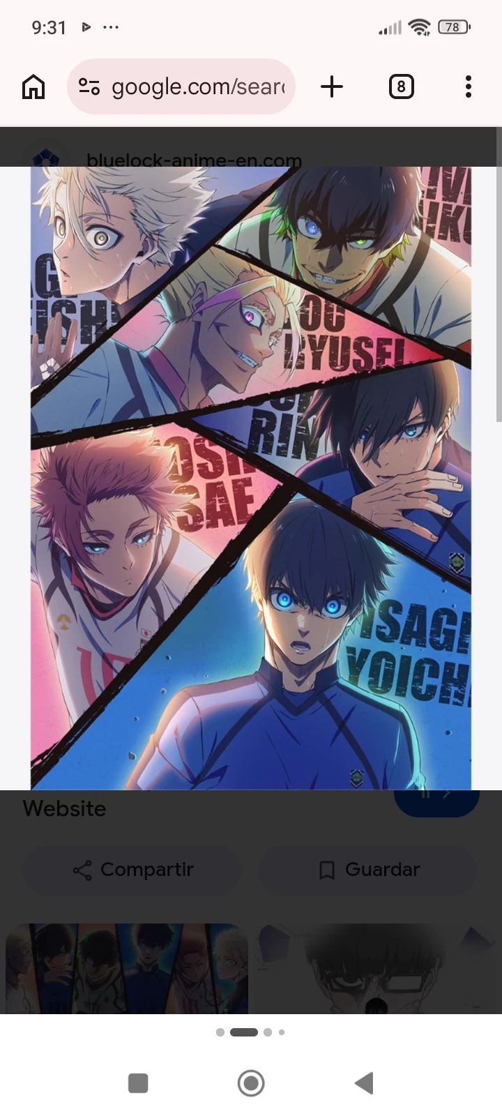 blue lock  thumbnail