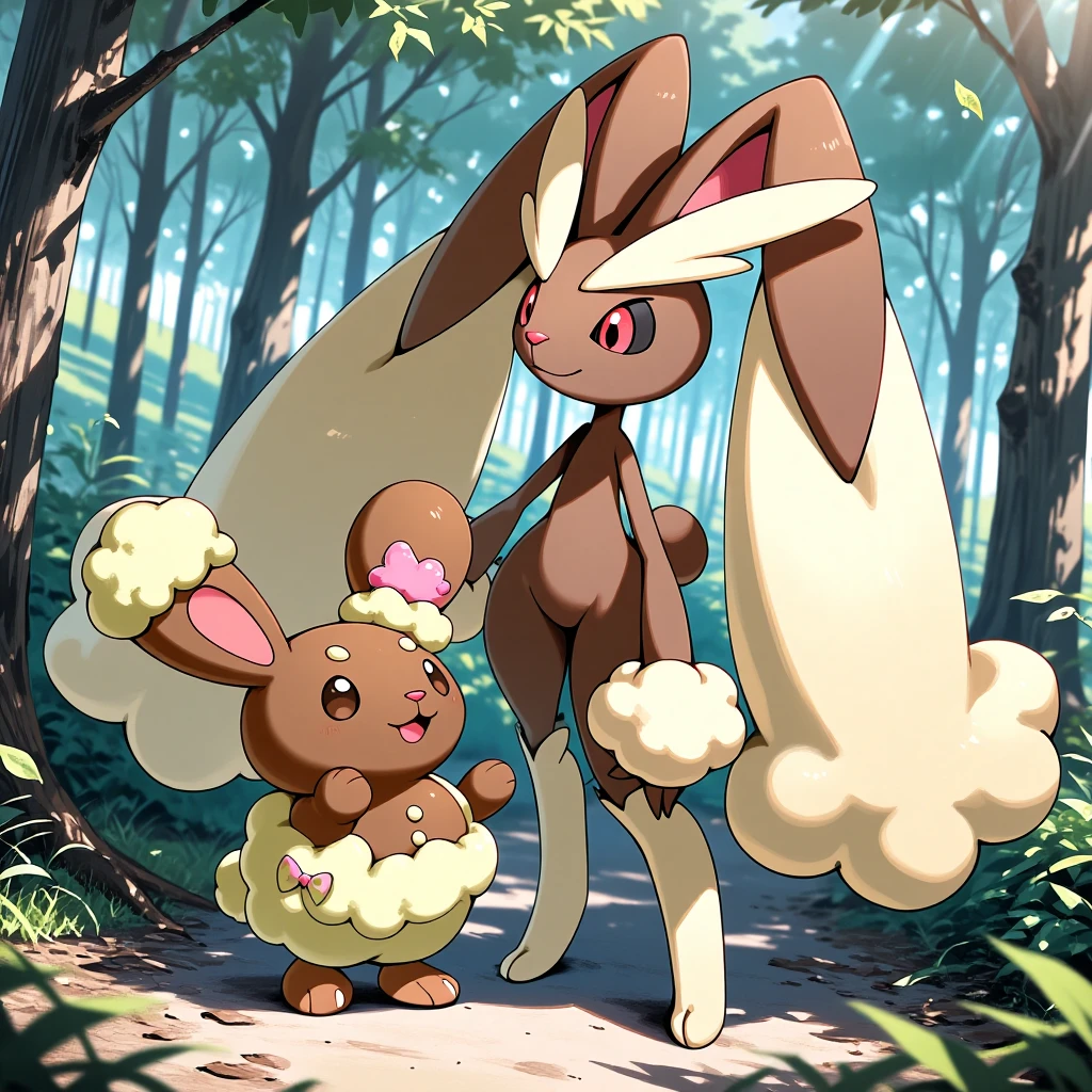 Herd of buneary and lopunny thumbnail